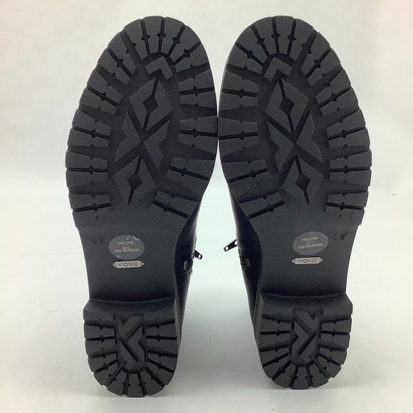 Vionic | Women's Mystic Maple Lined Ankle Boots | Black | Size 8 - Picture 8 of 8